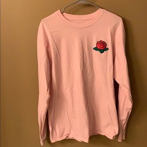 Long sleeve rose shirt